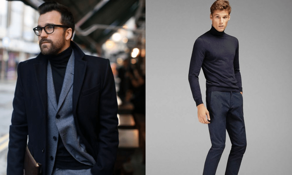 roll neck with smart clothing