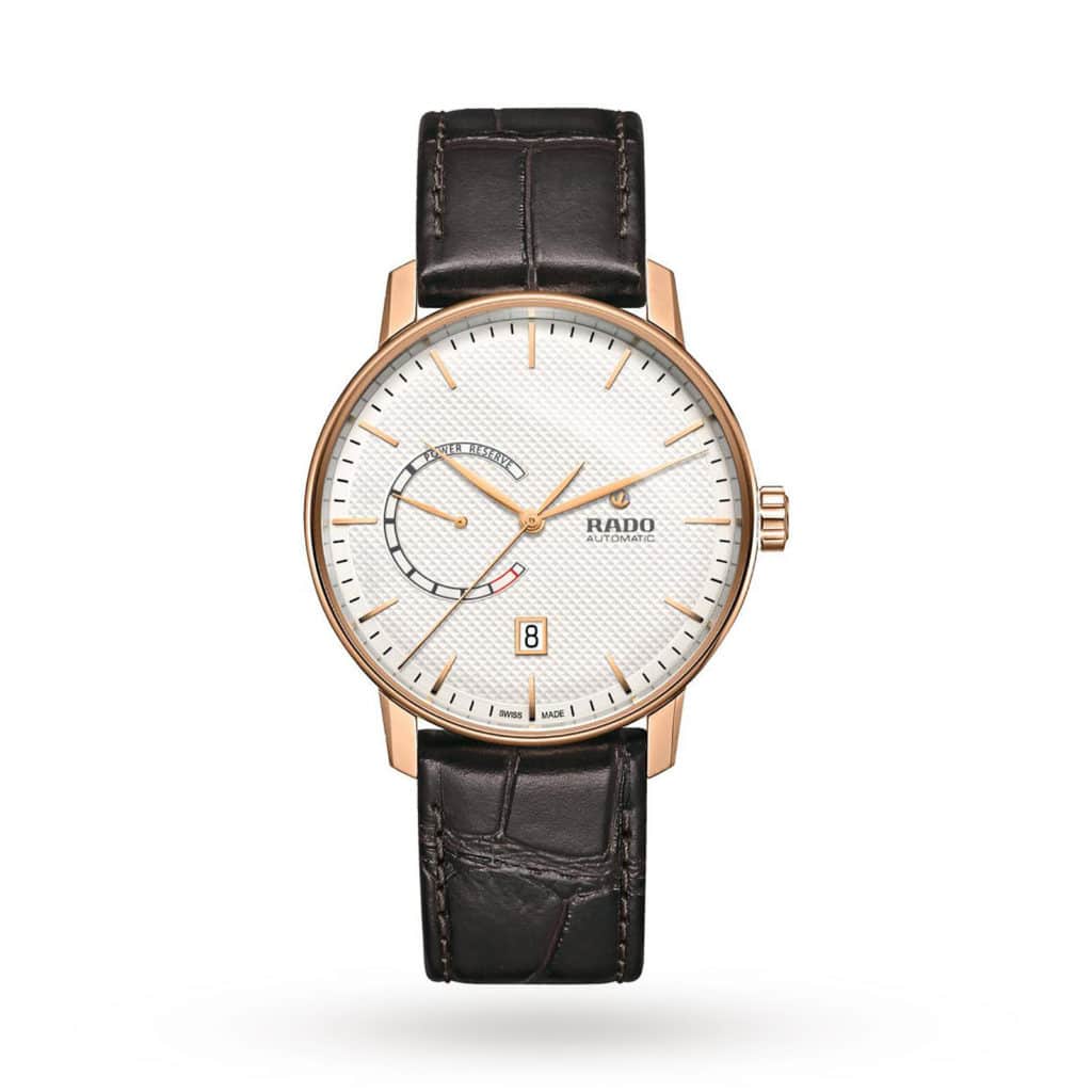 Rado mens watch with leather strap