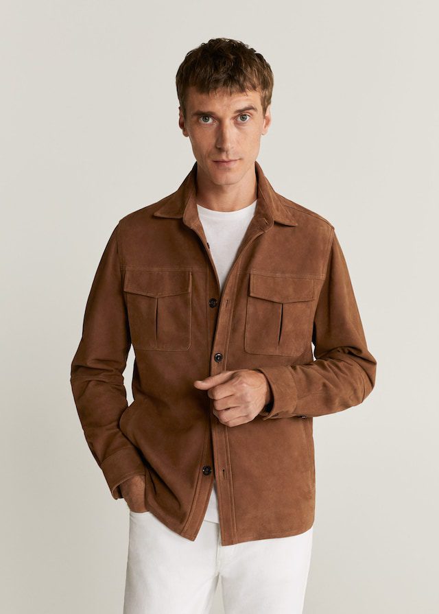 mango suede jacket