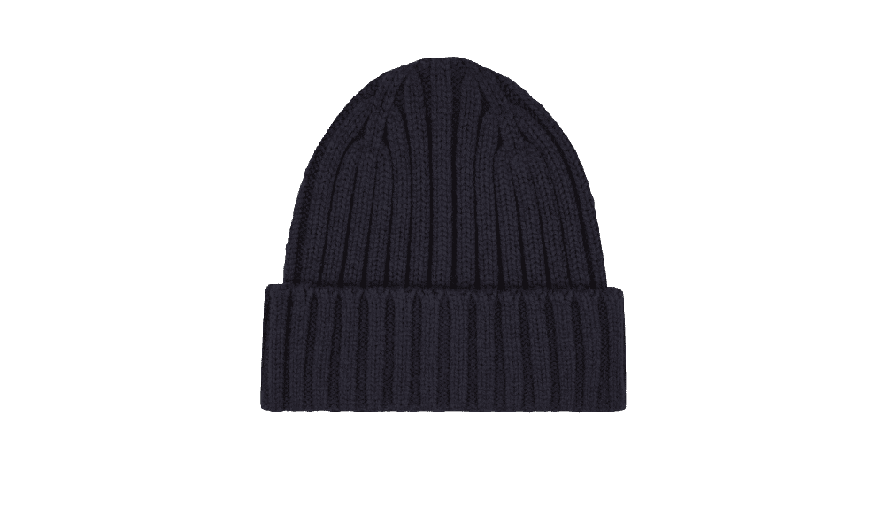 uniqlo simple navy beanie