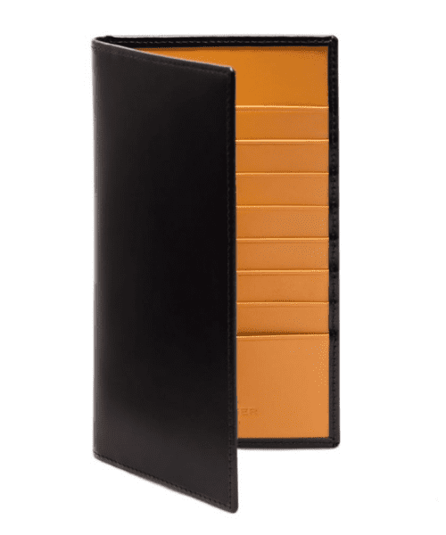 black bridle wallet by ettinger