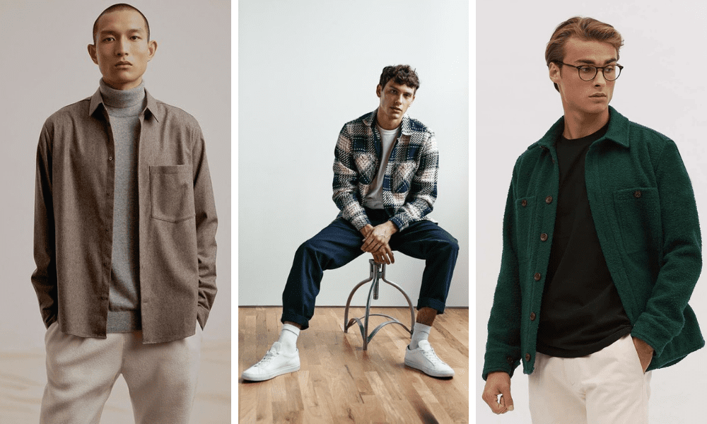 utilise an overshirt at homme