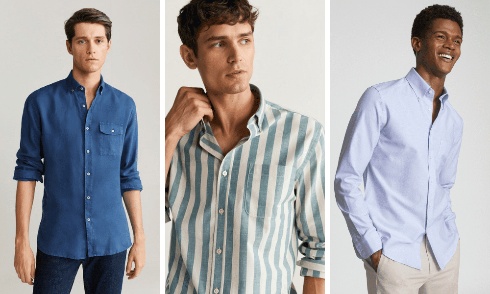 mens casual shirts wfh