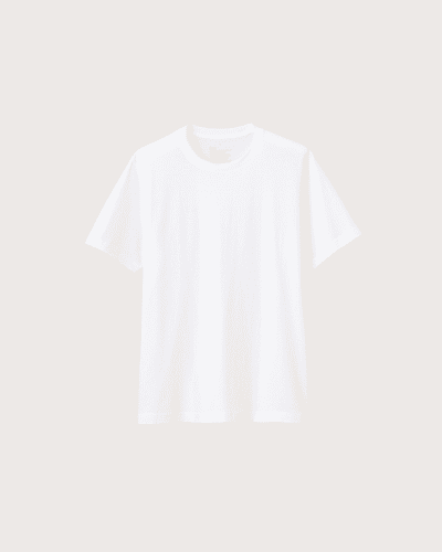 muji white tshirt men