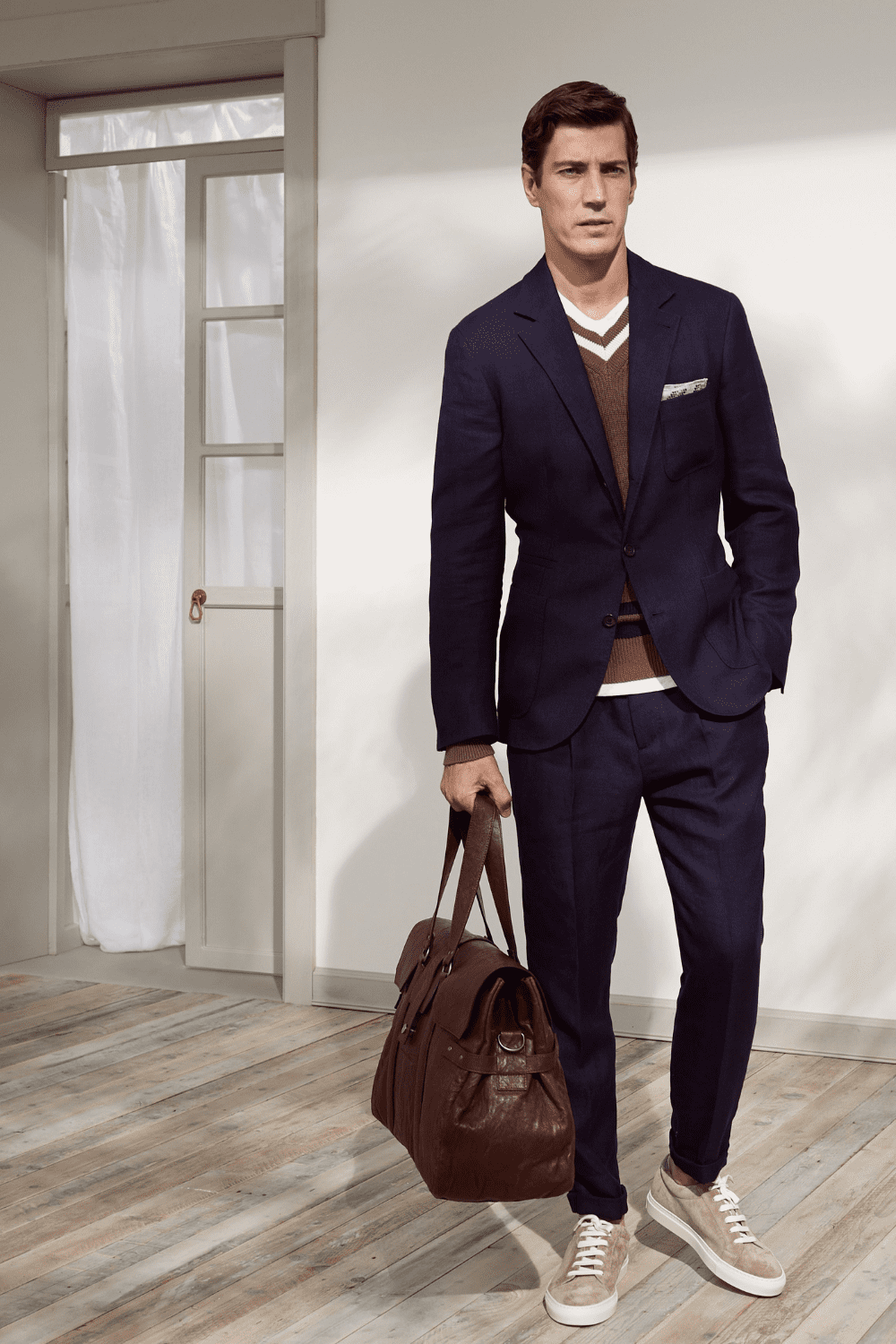 navy blue suit for men