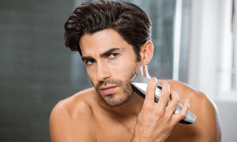 grooming mens face