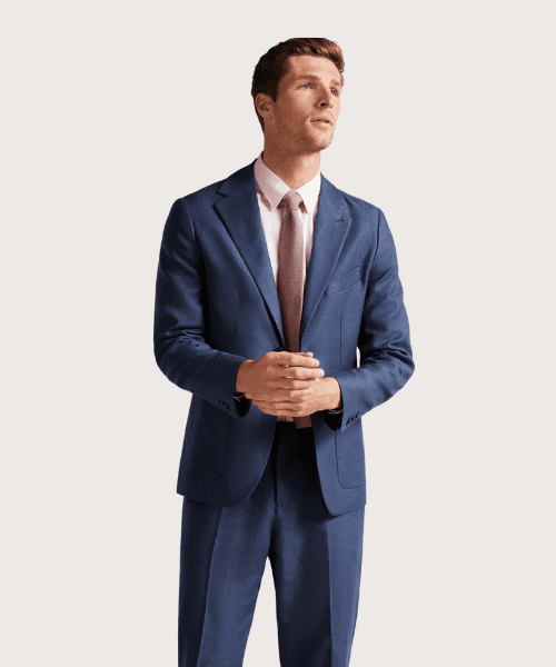 ted baker navy blue suit