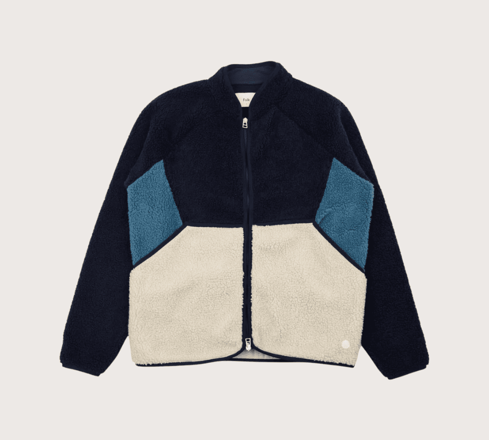 Folk Puzzle Zip Fleece