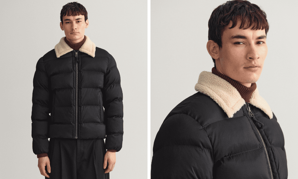 gant flight puffer jacket