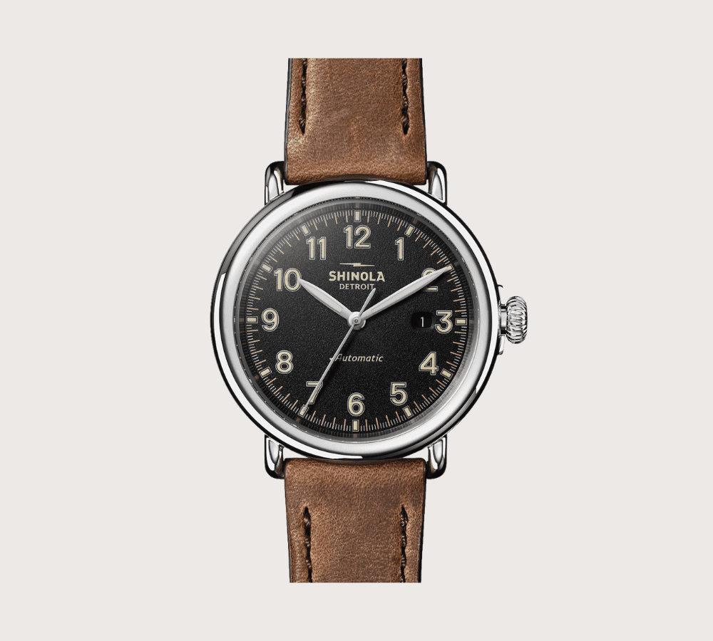 shinola runwell automatic watch