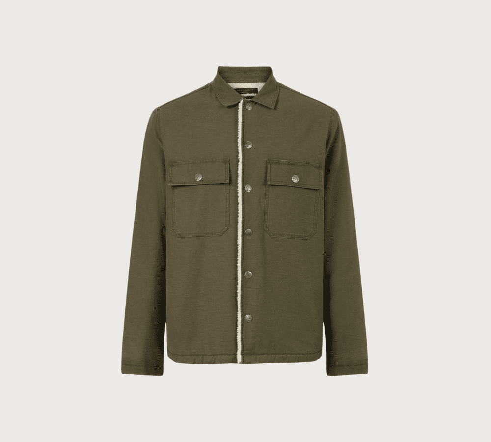 All saints sherpa shirt