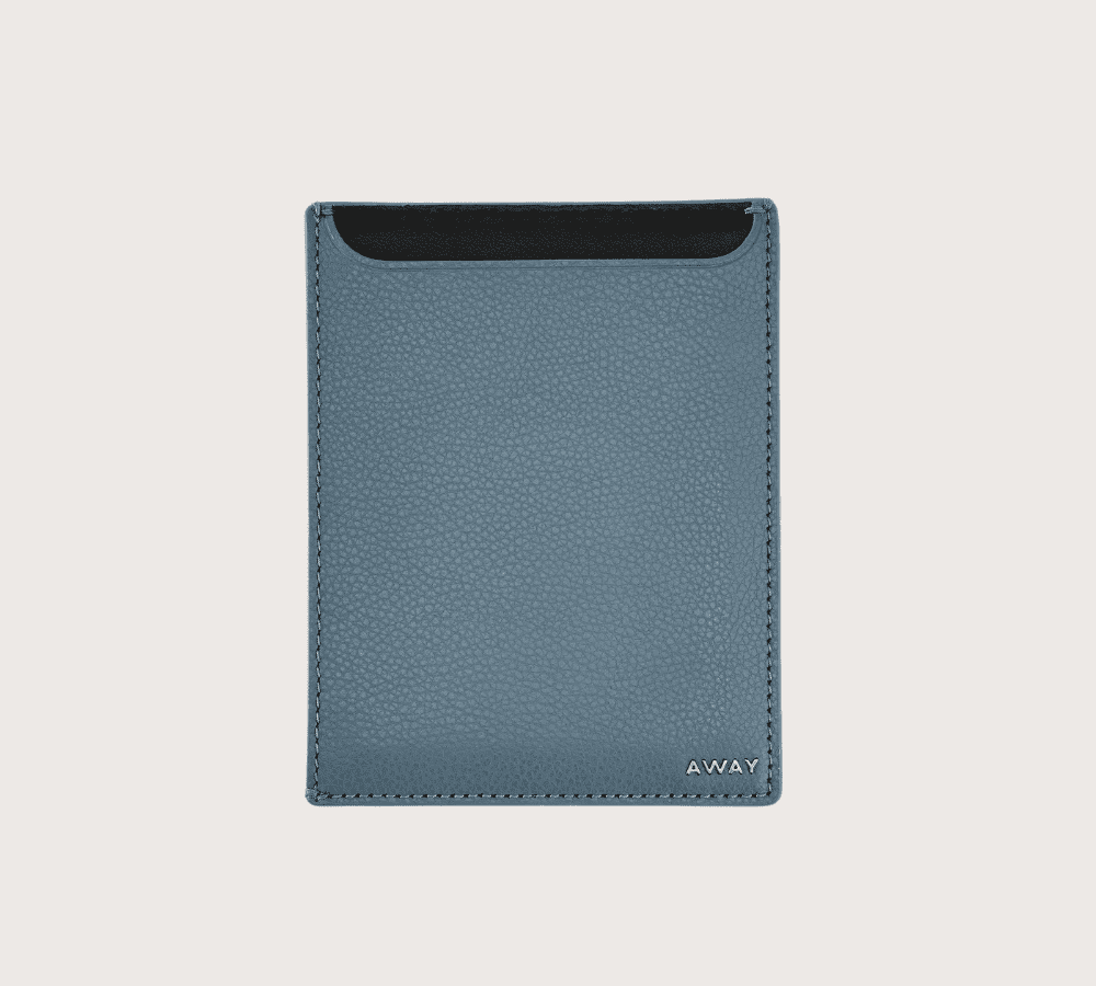 blue away passport holder