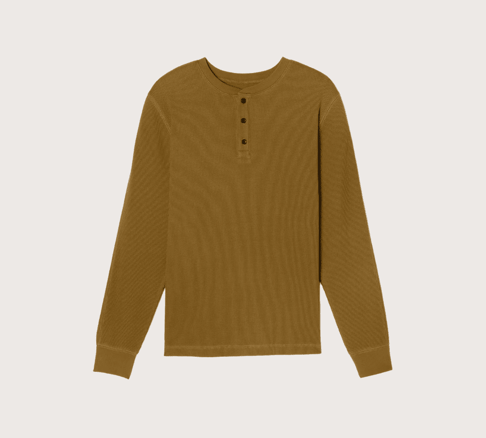 Everlane Waffle Long Sleeve Henley