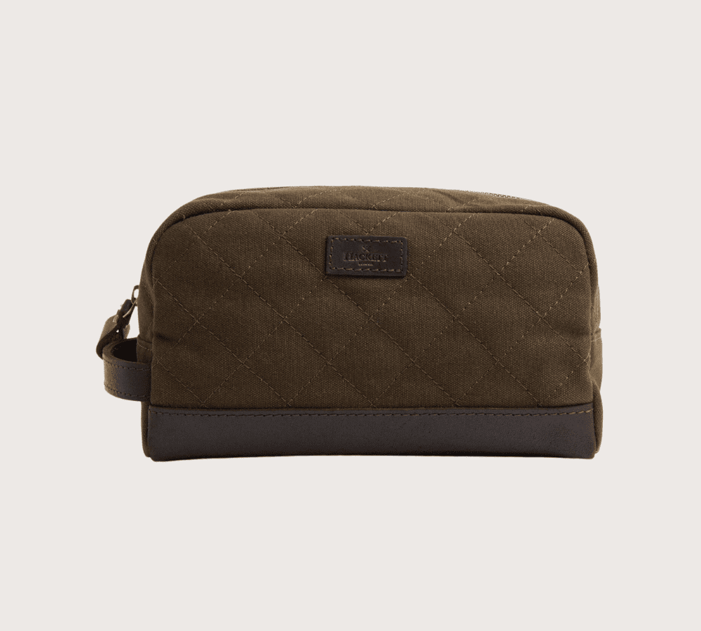 Hackett Waxed Toiletries Bag