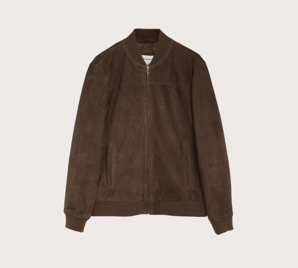 M&S Suede Bomber Jacket