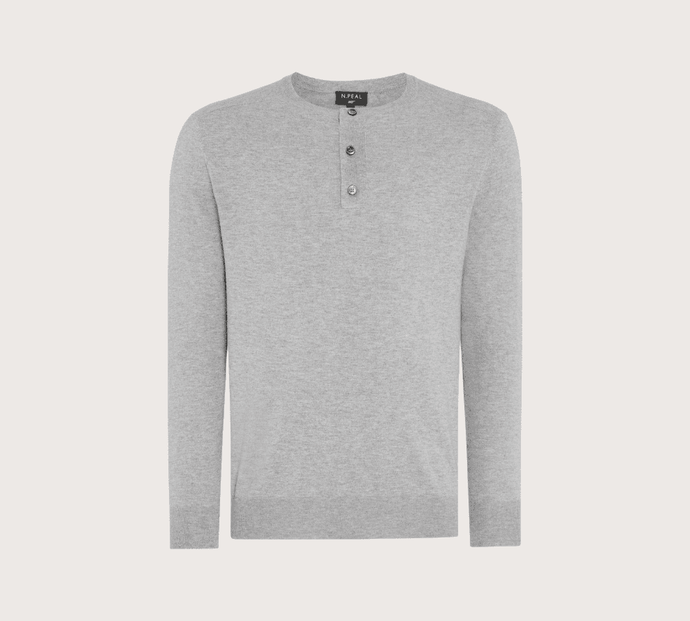 N.Peal 007 Cashmere Henley Shirt