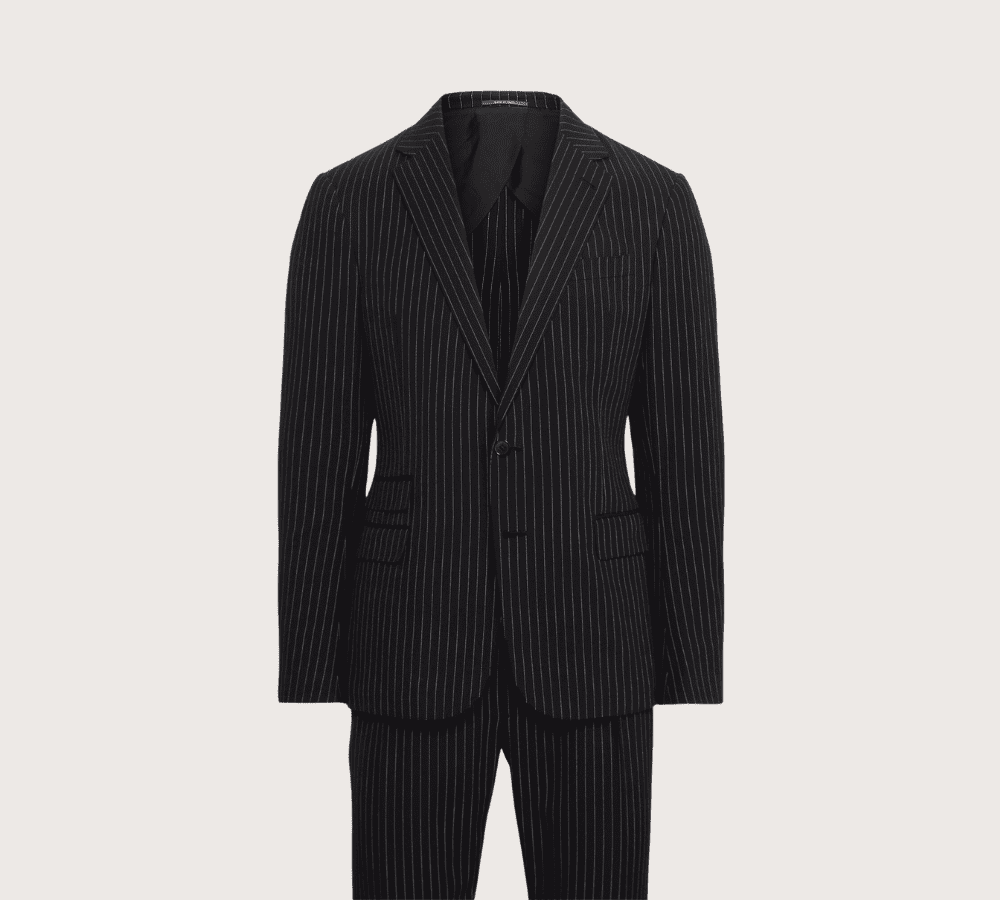 Ralph Lauren Kent Pinstripe Cotton-Wool Twill Suit