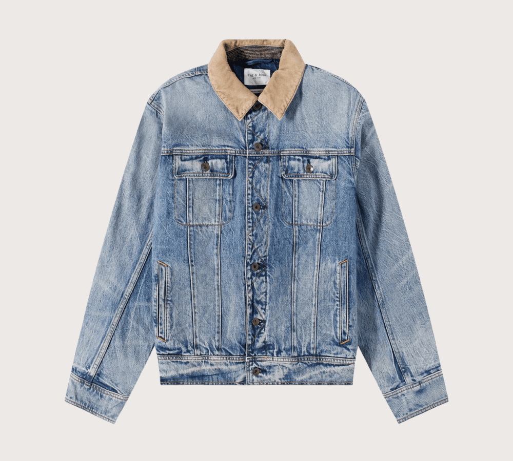  Rag & Bone Eli Lined Trucker Jacket