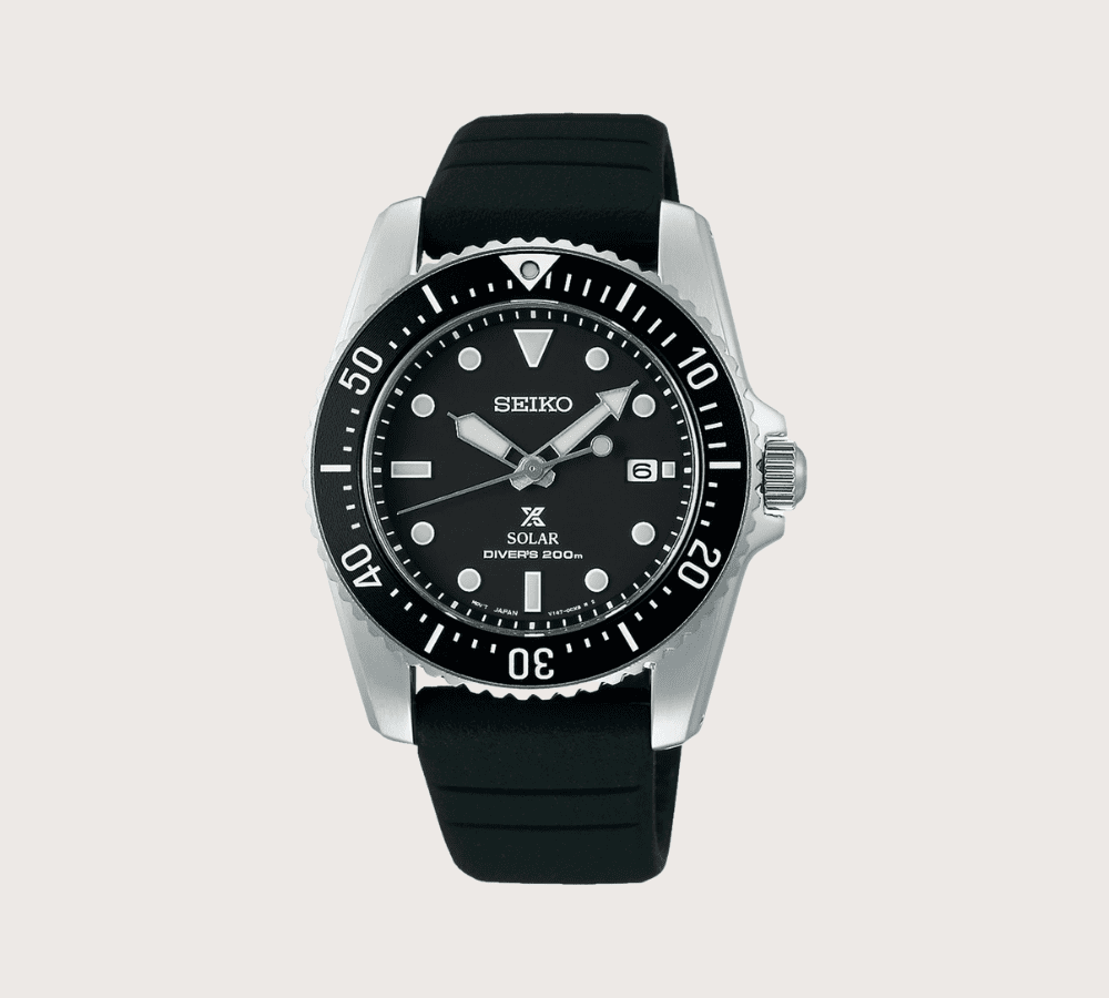 Seiko Prospex Solar Scuba Black Divers