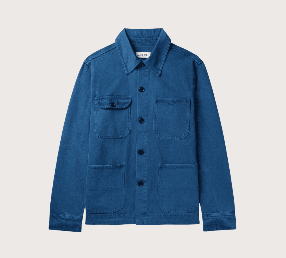 Alex Mill Garment-Dyed Recycled Denim Jacket