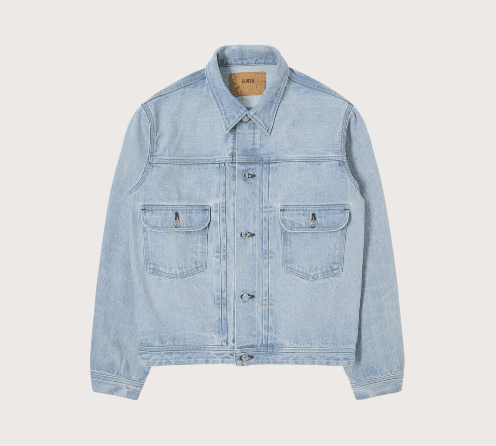 EDWIN Light Used Denim Jacket