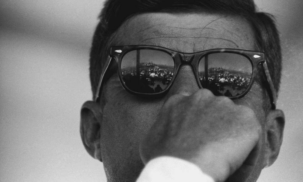 jfk wearing sunglasses