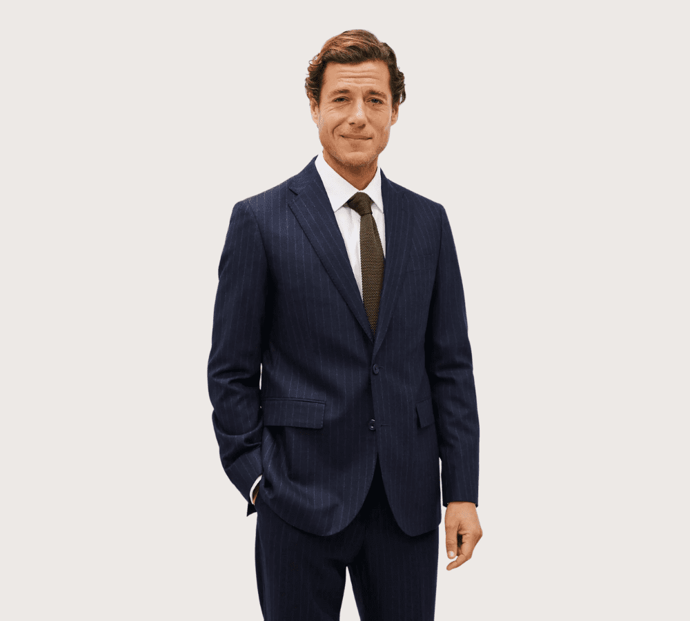 John Lewis Recycled Pinstripe Suit