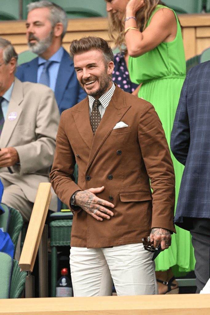 david beckham in tailoring