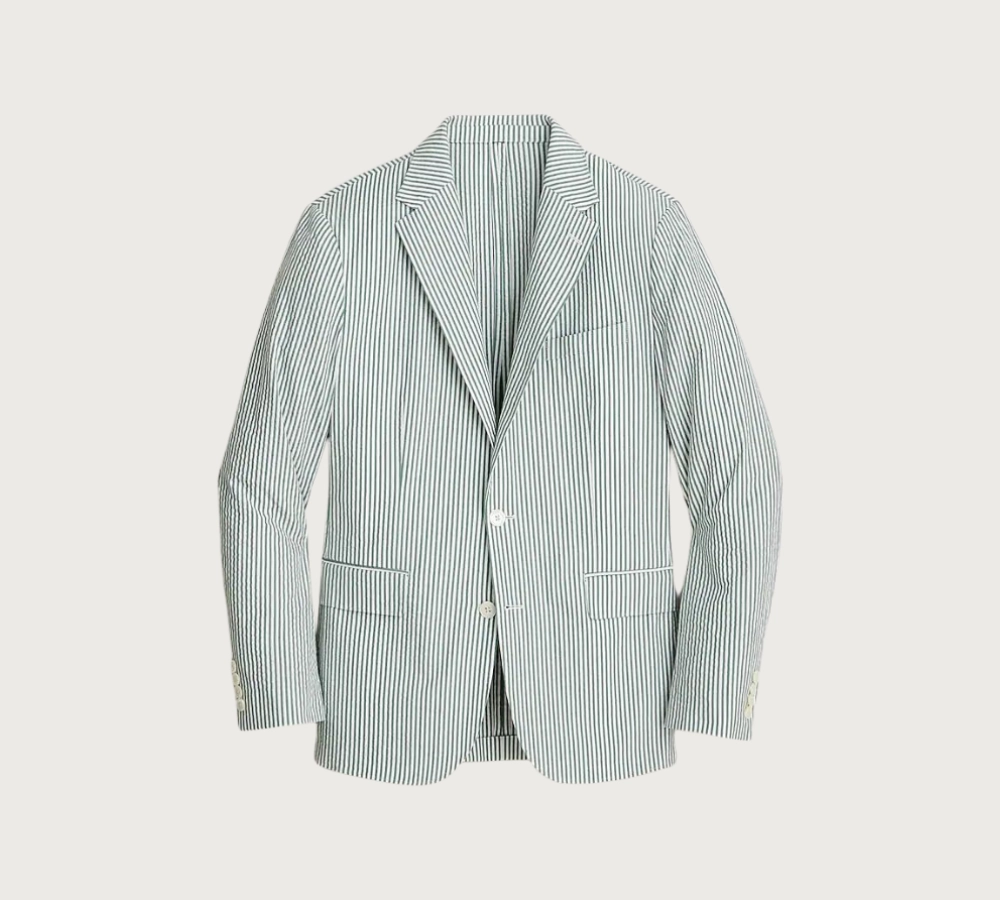 j crew seersucker blazer