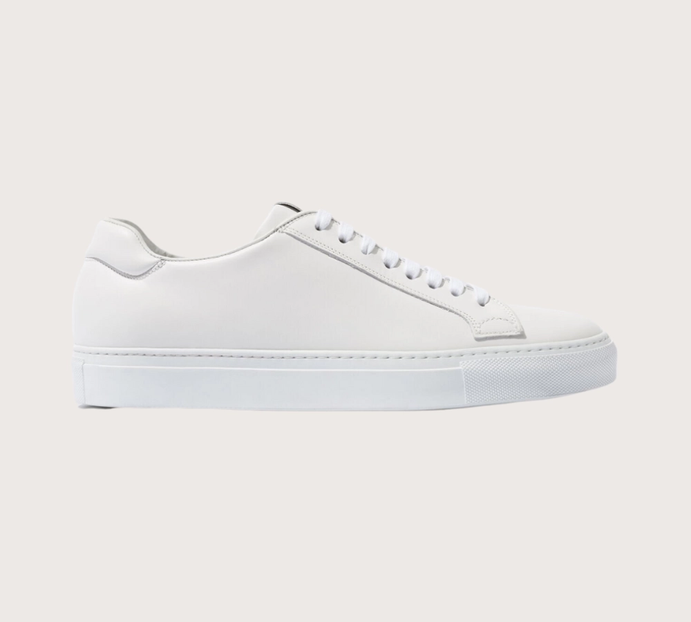 scarosso premium white trainers