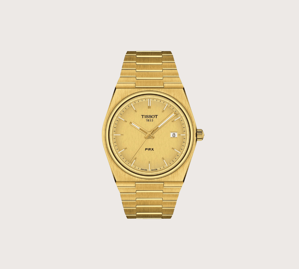 Tissott classic gold watch