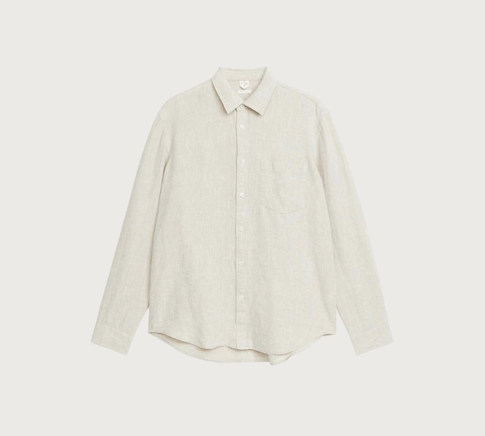 Arket Regular Fit Linen Shirt