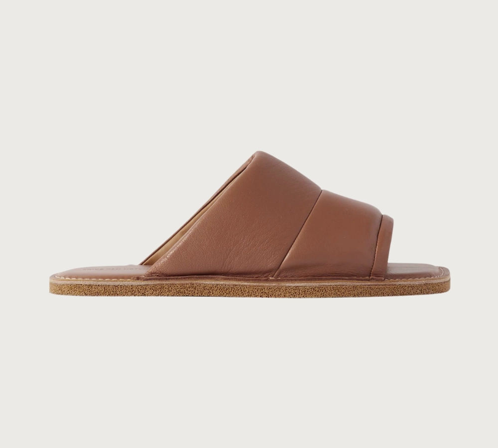 Dries Van Noten Leather Slides