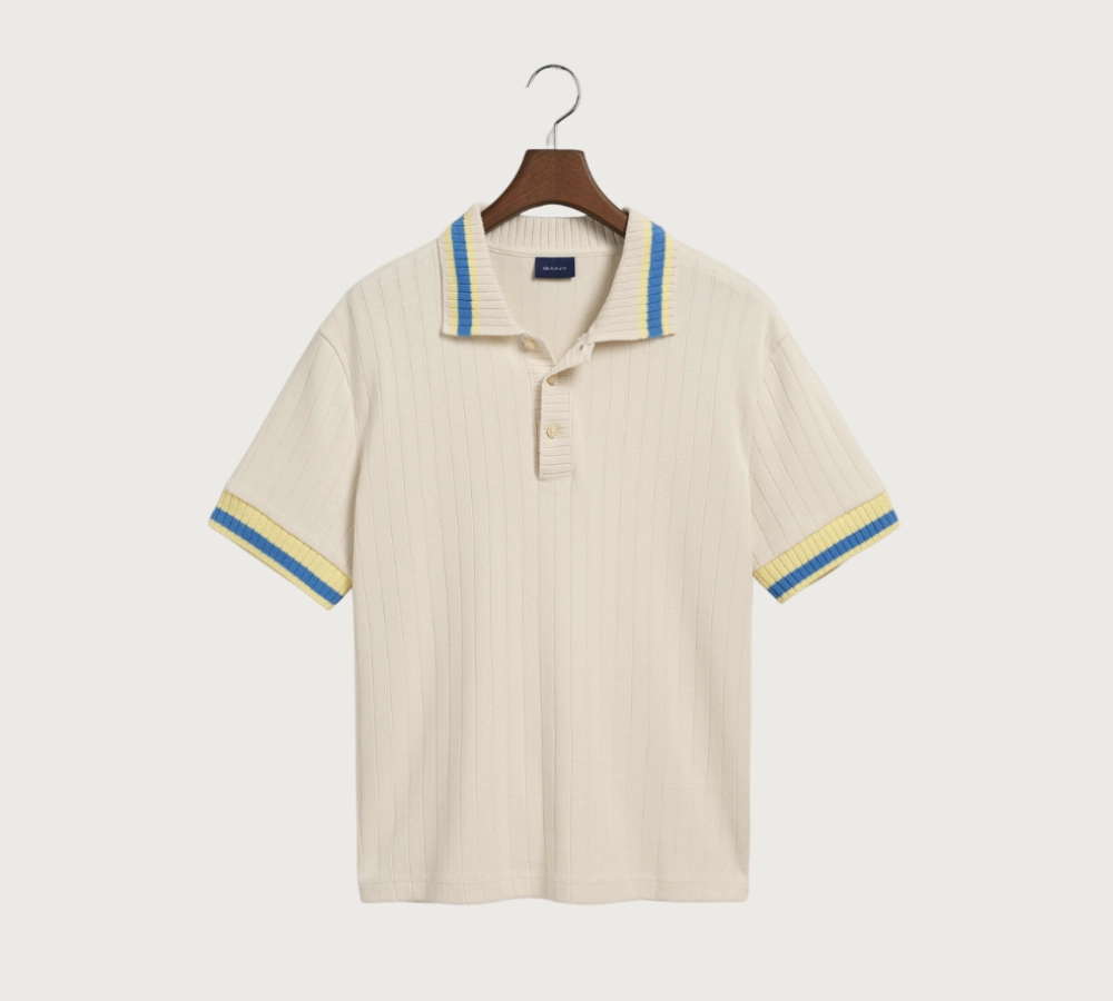 GANT Drop Needle Pique Polo Shirt