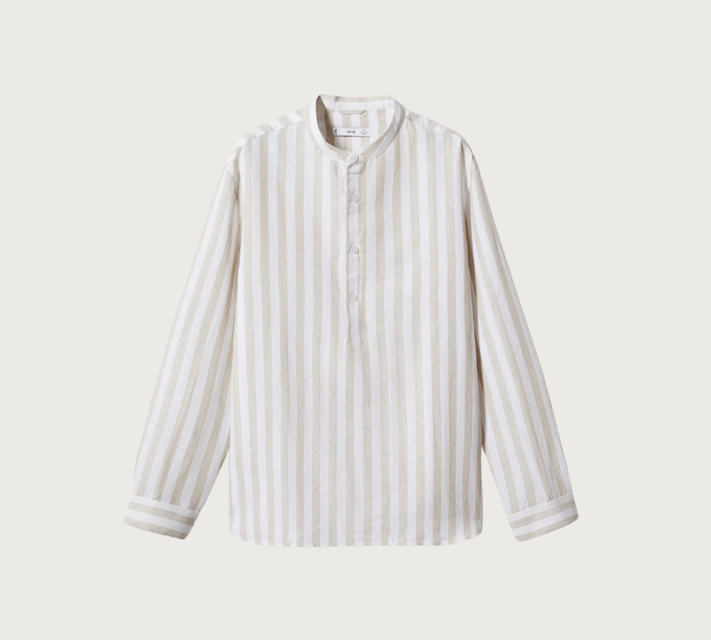 Mango Regular Fit Striped Shirt