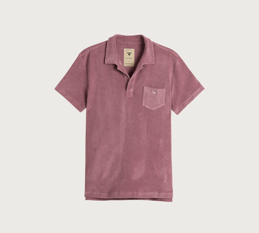 OAS Company Dusty Plum Polo Shirt