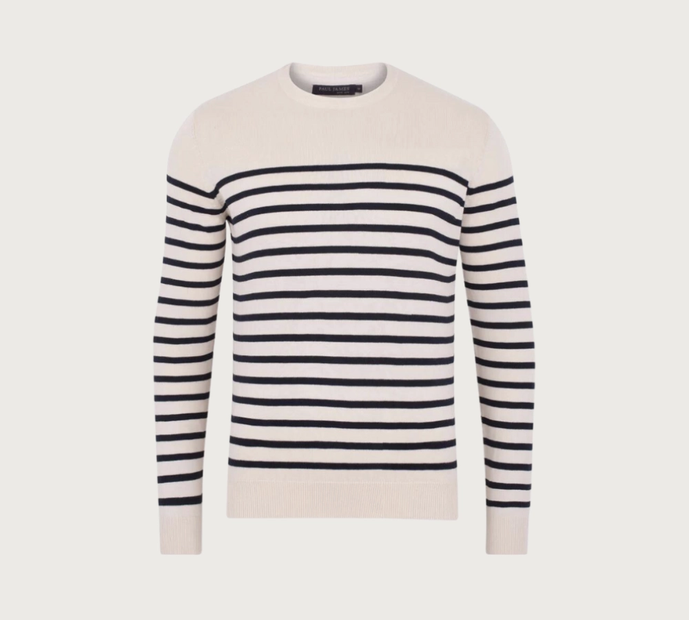 Paul James 100% Cotton Breton Sweater