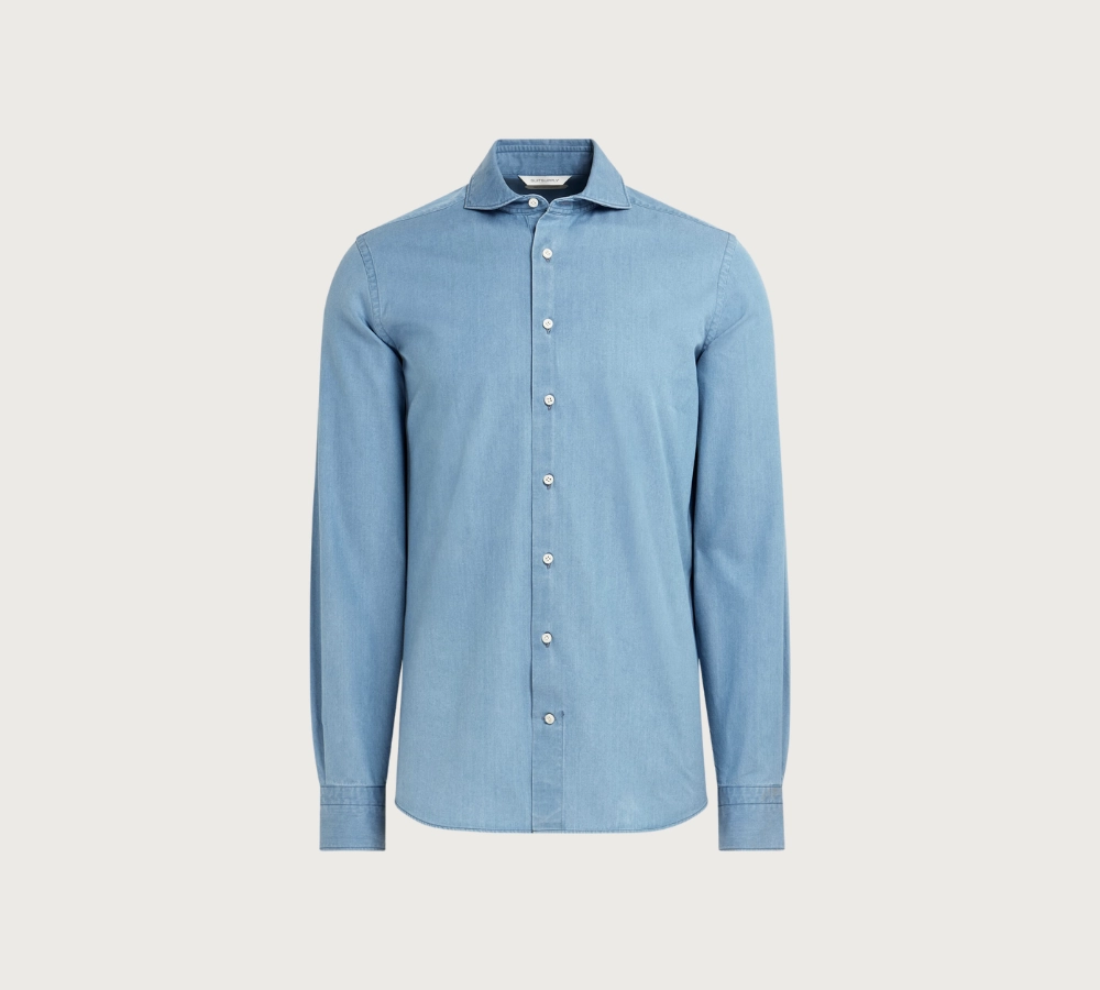Suit Supply Blue Slim Fit Shirt
