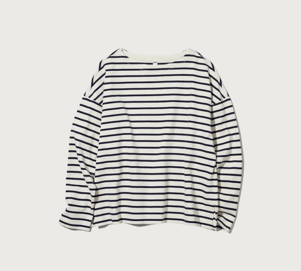 Uniqlo Striped Long Sleeve T-Shirt
