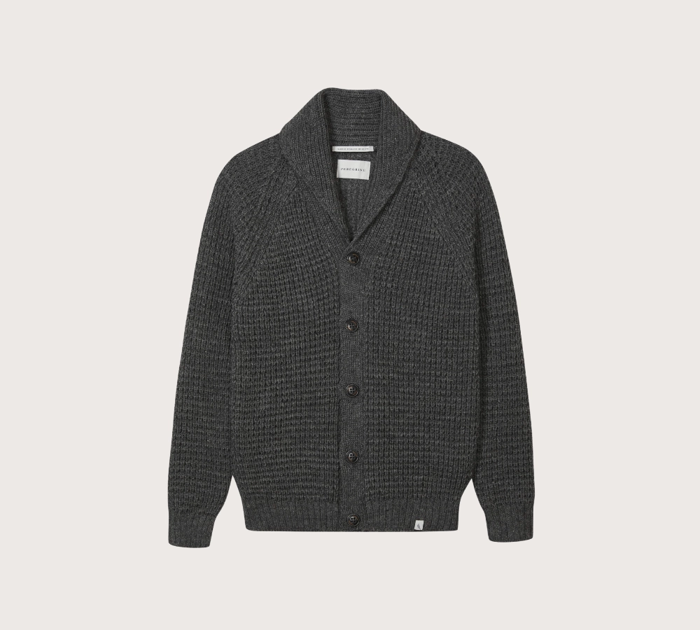 Peregrine Waffle Cardigan 