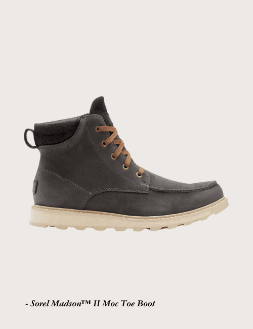 sorel mason moc toe boot